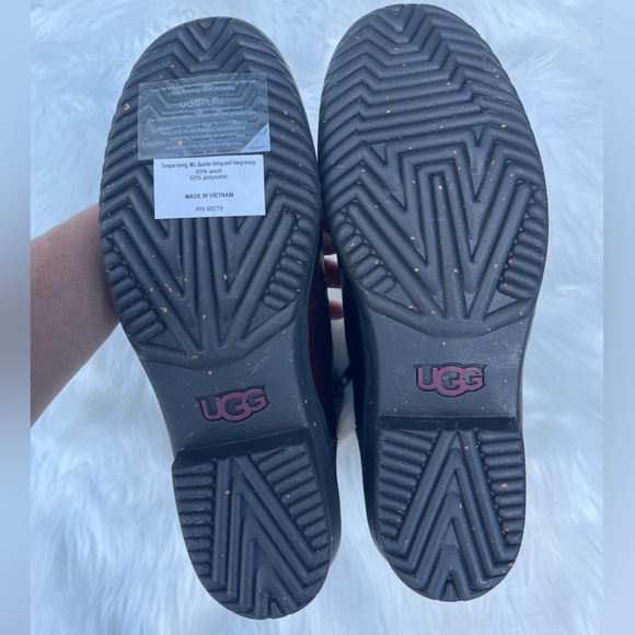 🆕 UGG Kesey Women's Brown Lace Up Ankle Booties Size 8.5 Waterproof Winter - Picture 9 of 9